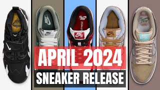 BEST SNEAKER Release for APRIL 2024 Part1 [upl. by Adnerol]