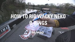 How to Rig Wacky Neko ORings  Mustad Fishing [upl. by Elvira]