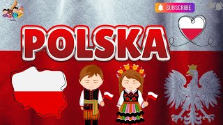 POLSKA  Nasza Ojczyzna ❤️  Piosenka dla Dzieci o Polsce 🇵🇱 🎶 [upl. by Germann]