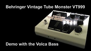 DEMO Behringer Vintage Tube Monster amp Volca Bass [upl. by Pappas]