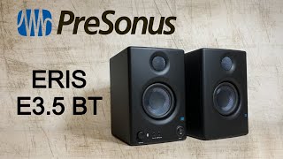 Обзор студийных мониторов PreSonus Eris E 35 BT  Review of PreSonus Eris E 35 BT studio monitors [upl. by Eriha75]