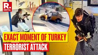 Turkey Terror Attack Video Captures Exact Moment Terrorist Storm in TUSAS Ankara Defence Facility [upl. by Reinhart]