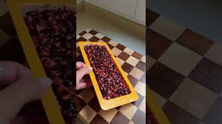 Barra de chocolate rosa y cerezas food dite breakfastideas [upl. by Hoxsie]