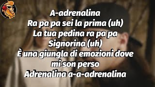 Baby Gang  Adrenalina feat BLANCO Marracash lyrics  Master Lyrics [upl. by Vey]