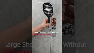 Tecmolog Magnetic Shower Head Holder All Meta No Drilling Handheld Shower Wand Bracket showerhead [upl. by Fillbert78]