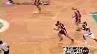 Delonte West Breakaway Dunk 5608 [upl. by Aihsekram136]