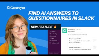 Find instant answers to security questionnaires using Slack [upl. by Rizika]