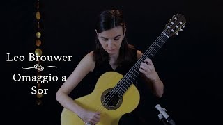 Sanja Plohl plays Leo Brouwer Omaggio a Sor Nuevos estudios sencillos [upl. by Ahsieyk]