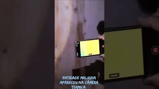 FANTASMA FLAGRADO NA CÂMERA TÉRMICA shorts misterio sobrenatural poltergeist halloween ghost [upl. by Frear]