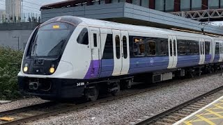 Class 345 Aventra  345066  Elizabeth Line  TfL Rail  Stratford  261122 [upl. by Hgielac]