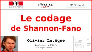 Le codage de ShannonFano  Olivier Levêque [upl. by Carnay]