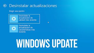 Cómo desinstalar la última actualización en Windows 10 [upl. by Damien]