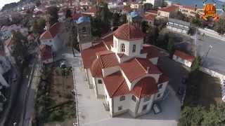 Greek Islands Lemnos  Limnos aerial day  night minster of Mirina [upl. by Anelys]