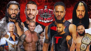 WWE 05th October 2024 Bad Blood Matcg Highlights  Roman Reigns Kevin Owens Jacob Fatu Solo Sikoa [upl. by Winnifred828]