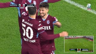 GOL Taxiarchis Fountas Trabzonspor 10 Manisa FK Ziraat Türkiye Kupası 5 Tur [upl. by Yanahs]