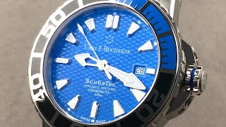 Carl F Bucherer Patravi ScubaTec 0010632235321 Carl F Bucherer Watch Review [upl. by Connett]