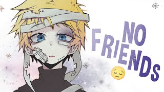 Nightcore  No Friends Lyrics [upl. by Vandervelde]