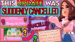 THIS ROYALE HIGH UPDATE WAS MYSTERIOUSLY CANCELLED WHY THOUGH ROBLOX Royale High News [upl. by Oiramrej]