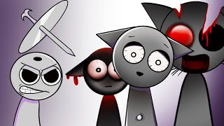 Incredibox Sprunki comparison Battle  CREEPY PHASES SPRUNKIES Clukr vs Gray [upl. by Marabel658]