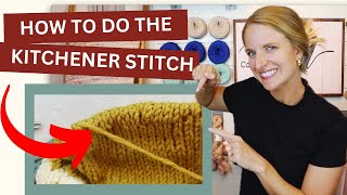 How to Do The Kitchener Stitch  Knit Seaming for Beginners [upl. by Nwahsud]