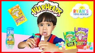 EXTREME WARHEADS CHALLENGE Sour Candy [upl. by Ravahs]