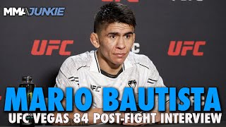 Mario Bautista Ready For Another Step Up After Beating Ricky Simon  UFC Fight Night 234 [upl. by Lseil]