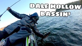 Winter Big Bass Fishing at Dale Hollow Lake [upl. by Antoine]