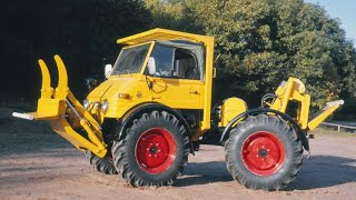 MercedesBenz MBtrac 65 70 Unimog U 421 und Uniknick im Forsteinsatz [upl. by Baker]