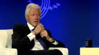 President Bill Clinton talks with Governor Chris Christie of New Jersey  CGI America 2013 [upl. by Baird]