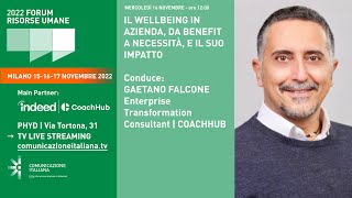 FORUM RISORSE UMANE 2022  WELFARE AND WELLBEING DAY  IL WELLBEING IN AZIENDA [upl. by Llesirg]