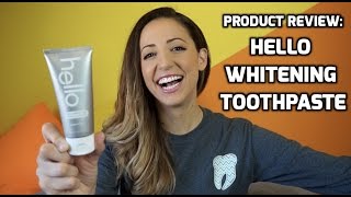 Product Review Hello Whitening Toothpaste [upl. by Ellary]