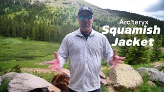 Arcteryx Squamish Jacket Review  Stylish Wind Jacket [upl. by Shamma]