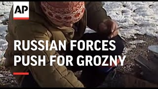 RUSSIA CHECHNYA RUSSIAN FORCES PUSH FOR GROZNY [upl. by Katya]