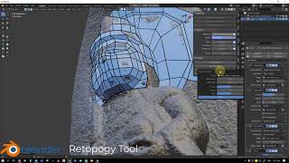 RetopoMaterial Blender Tool [upl. by Oirasan]