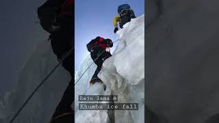 Experiencing the Khumbu Ice fall  Raju Lama  Mongolian Heart  2022 [upl. by Nyllij]