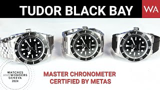 TUDOR Black Bay in monochrome presented at Watches and Wonders 2024 [upl. by Marlie]