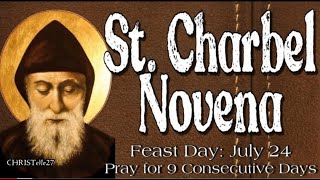 St Charbel Novena  Miraculous Saint of Lebanon  Pray for 9 Consecutive Days [upl. by Netsuj735]