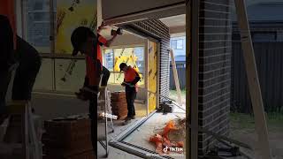 How We Install our Corner Sliding Stacking Door shorts [upl. by Metah]