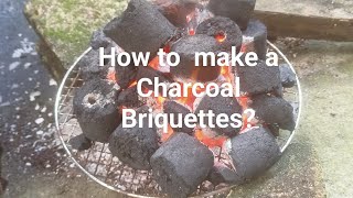 Making my DIY Charcoal Briquettes at Home [upl. by Ishii536]