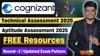 Cognizant Technical Assessment 2025  Cognizant Aptitude Assessment 2025  Pattern amp FREE Resources [upl. by Larue]