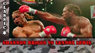 EPIC FIGHT  Lennox Lewis vs Shannon Briggs 28th March 1998 FULL FIGHT [upl. by Luas]