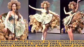 WOW VICTORIA VINCENT VASQUEZ STANDOUT NATIONAL COSTUME FINAL COMPETITION MISS NEW ZEALAND 2024 [upl. by Azpurua]