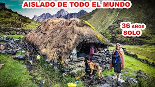 36 años VIVIENDO SOLO en un inhóspito rincón de los ANDES PERUANOS  Jordy Aventurero [upl. by Rozalie]