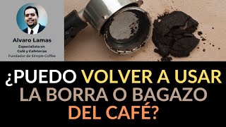 ¿Puedo volver a usar la borra o bagazo del Café cafe emprendimiento negocios [upl. by Aztiraj]