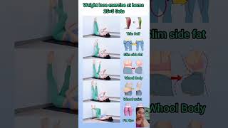 Weight loss exercises at home part 157yoga weightloss fitnessroutine short [upl. by Sreip]