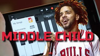 Middle Child J Cole GarageBand Tutorial [upl. by Eyoj]