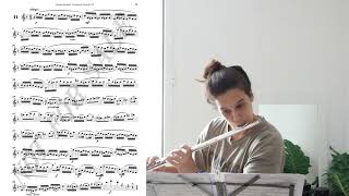 G Gariboldi Op 132 20 studies for flute  11 Allegro [upl. by Torres29]