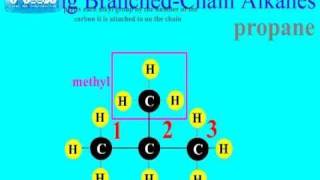 Naming BranchedChain Alkanes [upl. by Cher]