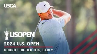 2024 US Open Highlights Round 1 Early [upl. by Nonregla]