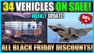 GTA 5 ONLINE WEEKLY UPDATE EVERYTHING NEW ALL BLACK FRIDAY DISCOUNTS [upl. by Hayouqes]